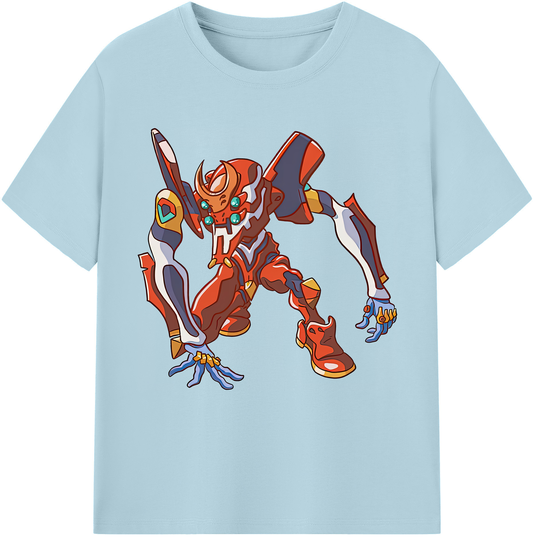 （画像用） EVA 新世紀エヴァンゲリオン 綿100％半袖Tシャツ（フロントプリント）